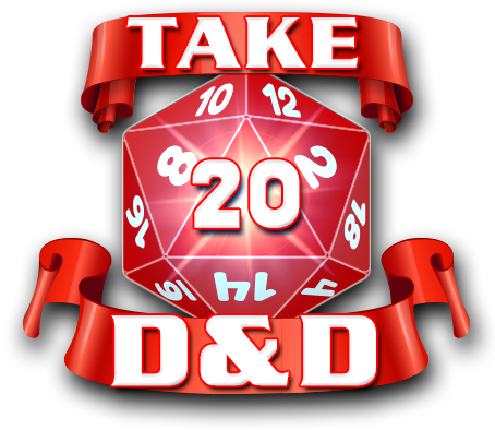 Take20 D&D Logo - Badge Style