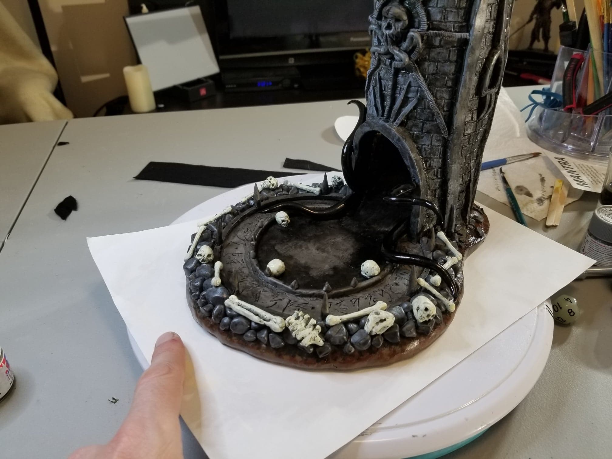Painting the Dice Tower